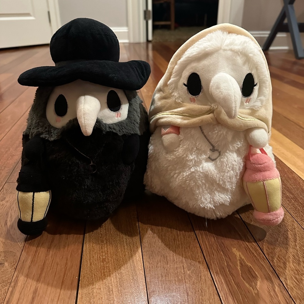 Squishable Plague Dr and plague nurse